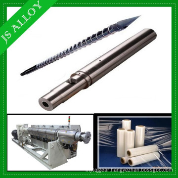 Injection molding screw barrel for plastic machine